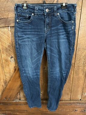 Silver Suki Jeans Dark Blue Women's Jeans - Classic Stretch Denim